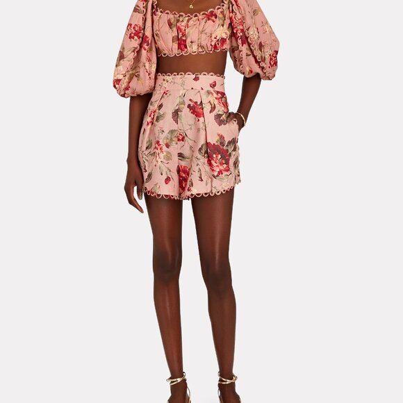 Zimmermann Cassia Floral Shorts - Picture 2 of 9